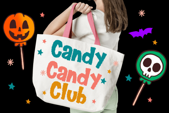 Halloween Candy Font - Preview 1
