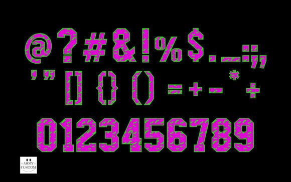 Halloweenneon Spider Font PNG with transparent background - Preview 4