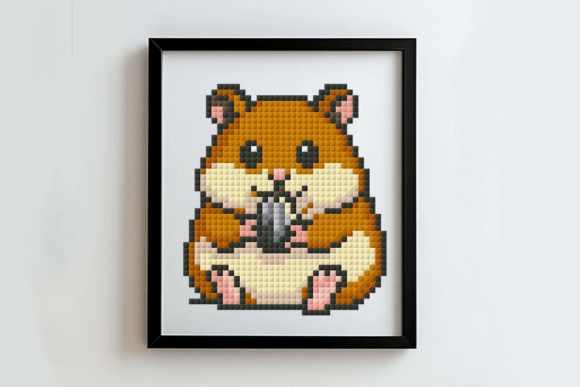 Hamster Cross Stitch Pattern