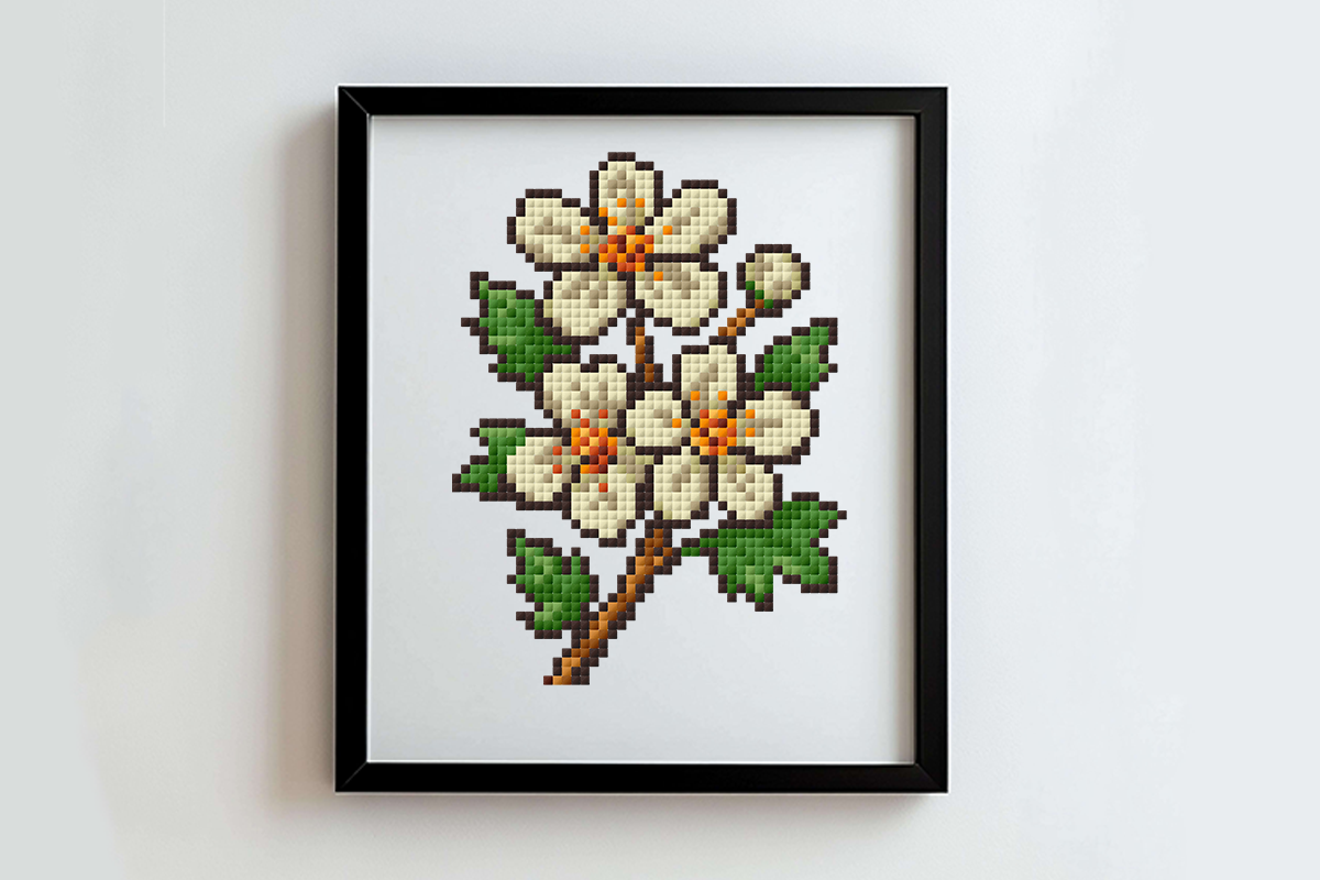 Hawthorn Cross Stitch Pattern