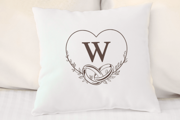 Heart Wedding Font PNG with transparent background - Preview 5