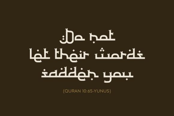 Jamillah Font PNG with transparent background - Preview 3