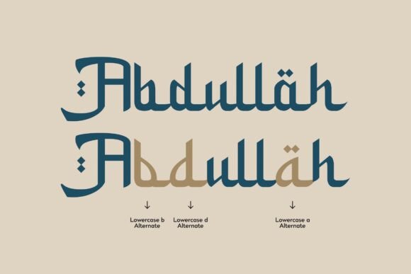 Kolillah Font PNG with transparent background - Preview 2