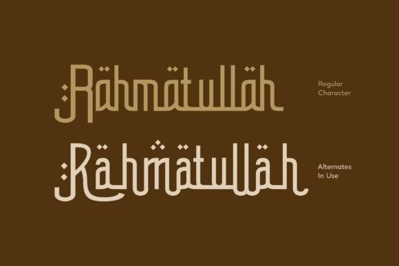 Korimmah Font PNG with transparent background - Preview 1
