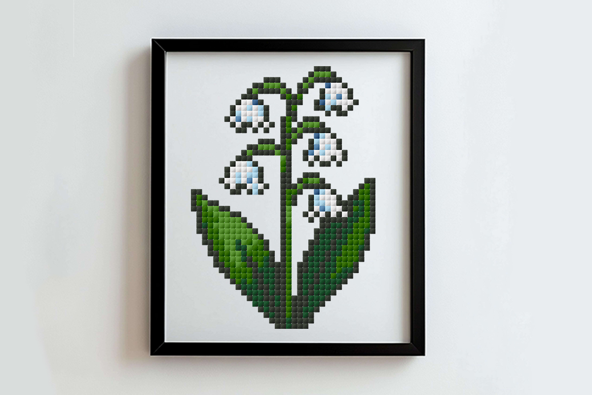 Lily of the Valley Cross Stitch Pattern