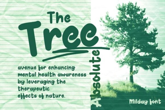 Milday Font PNG with transparent background - Preview 2