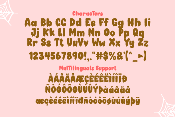 Monster Stories Font by Dreamink 7ntypes Font PNG with transparent background - Preview 5