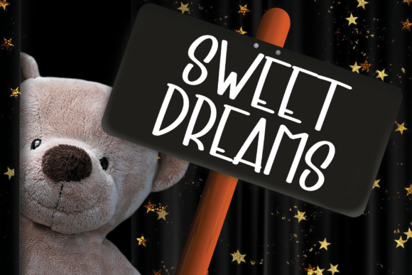 Night Shadow Font PNG with transparent background - Preview 3