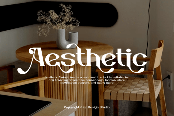 Aesthetic Mofash Font - Preview 1
