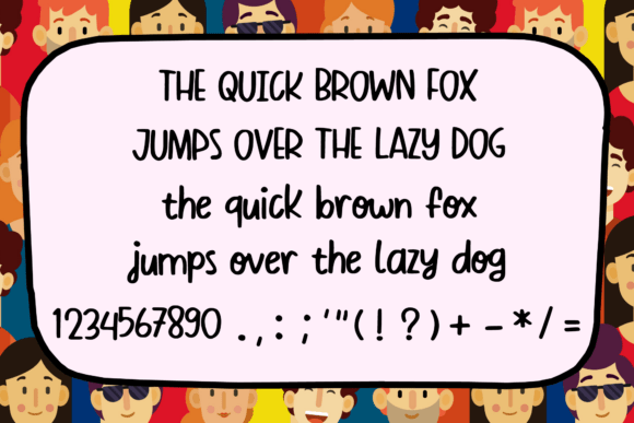 Befriend Comic Font - Preview 3