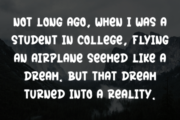 Black Brush Font - Preview 5