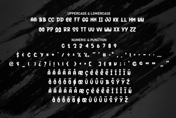 Black Brush Font - Preview 6