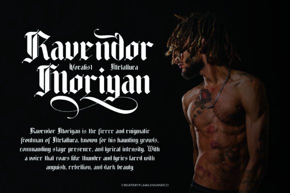 Blacklutter Font - Preview 1