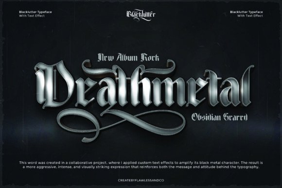 Blacklutter Font - Preview 2