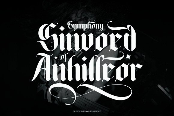 Blacklutter Font - Preview 3