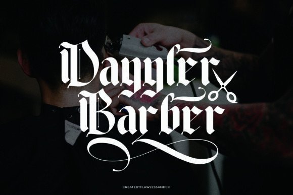 Blacklutter Font - Preview 4