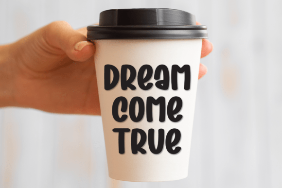 Bold Bubble Font - Preview 1