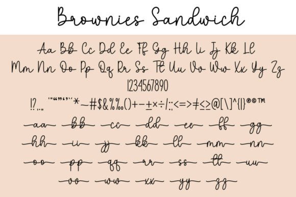 Brownies Sandwich Duo Font - Preview 5