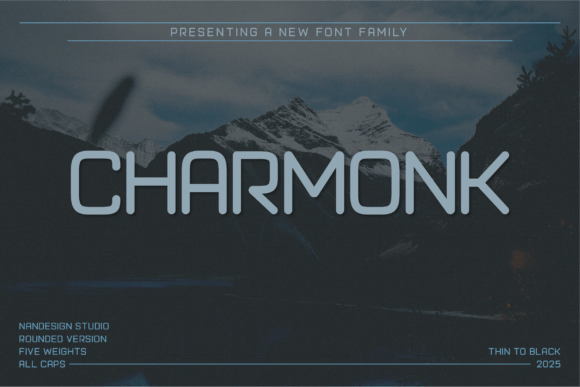 Charmonk Rounded Sans Serif Font By Nan Design