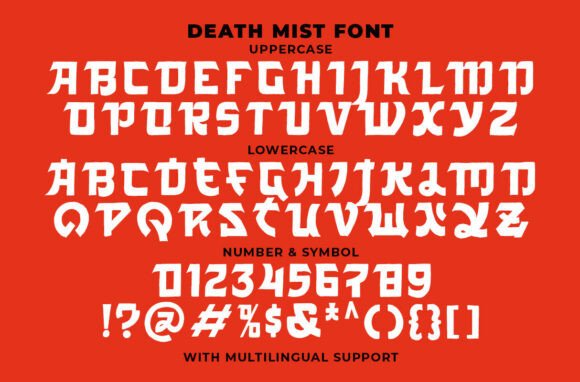 Death Mist Font - Preview 5