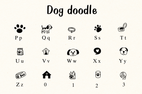 Dog Doodle Font - Preview 2