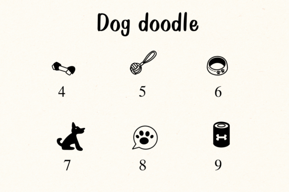 Dog Doodle Font - Preview 3