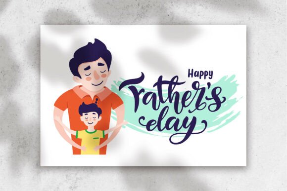 Father's Day Greeting Card, Vector Files