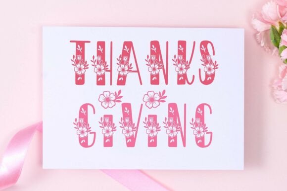 Floria Font PNG with transparent background - Preview 1