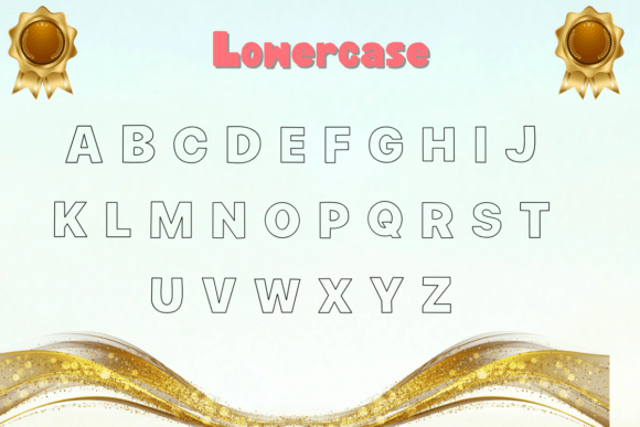 Fon Award Medal Font PNG with transparent background - Preview 2