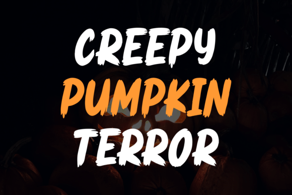Freaky Spooky Font - Preview 2