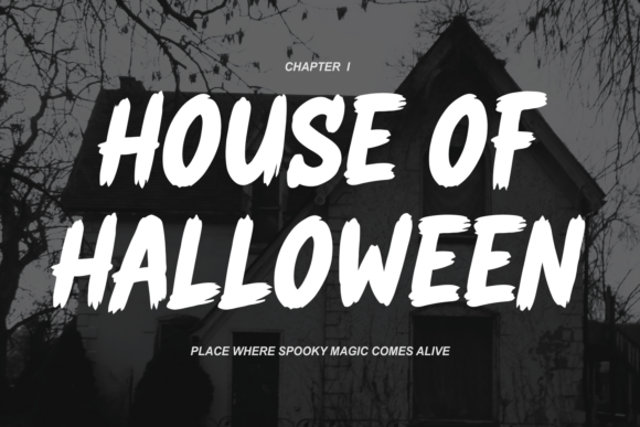 Freaky Spooky Font - Preview 6