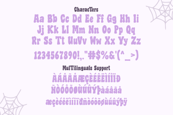 Ghoulish Hauntipop Font PNG with transparent background - Preview 6