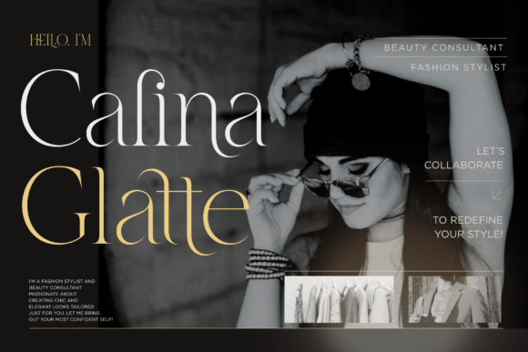 Glatte Font - Preview 1