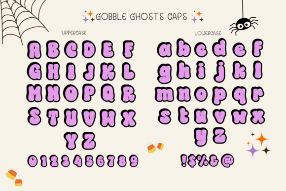 Gobble Ghosts Font - Preview 1