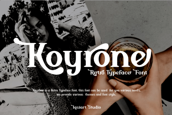 Koyrone Font by IqsiartStudio · Creative Fabrica font preview