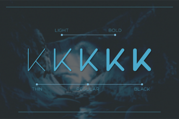 Lumoesen Rounded Font PNG with transparent background - Preview 1