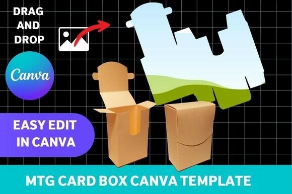 MTG Card Deck Box Template