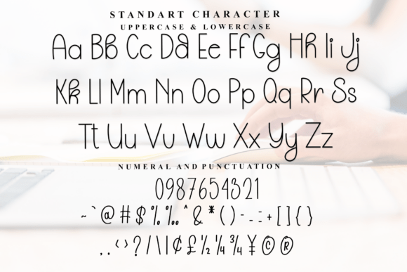 Monalisa Handmade Font PNG with transparent background - Preview 4