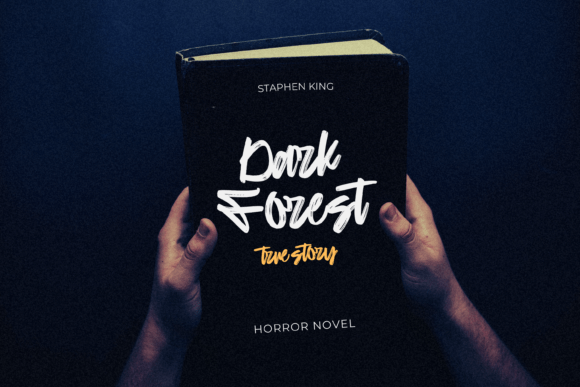 Morhita Ghost Font PNG with transparent background - Preview 2