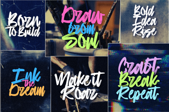 Morhita Ghost Font PNG with transparent background - Preview 3