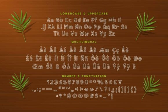 Naturequest Font font preview - 4