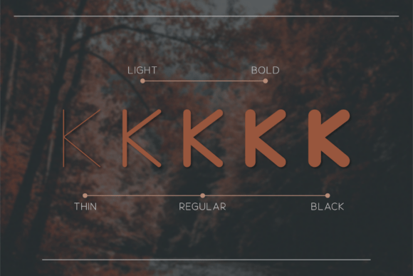 Novluxe Rounded Font PNG with transparent background - Preview 1