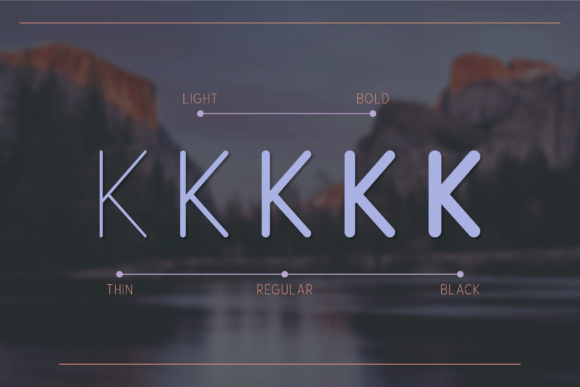 Proxicated Rounded Font PNG with transparent background - Preview 1