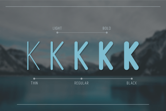 Prozephyr Rounded Font PNG with transparent background - Preview 1