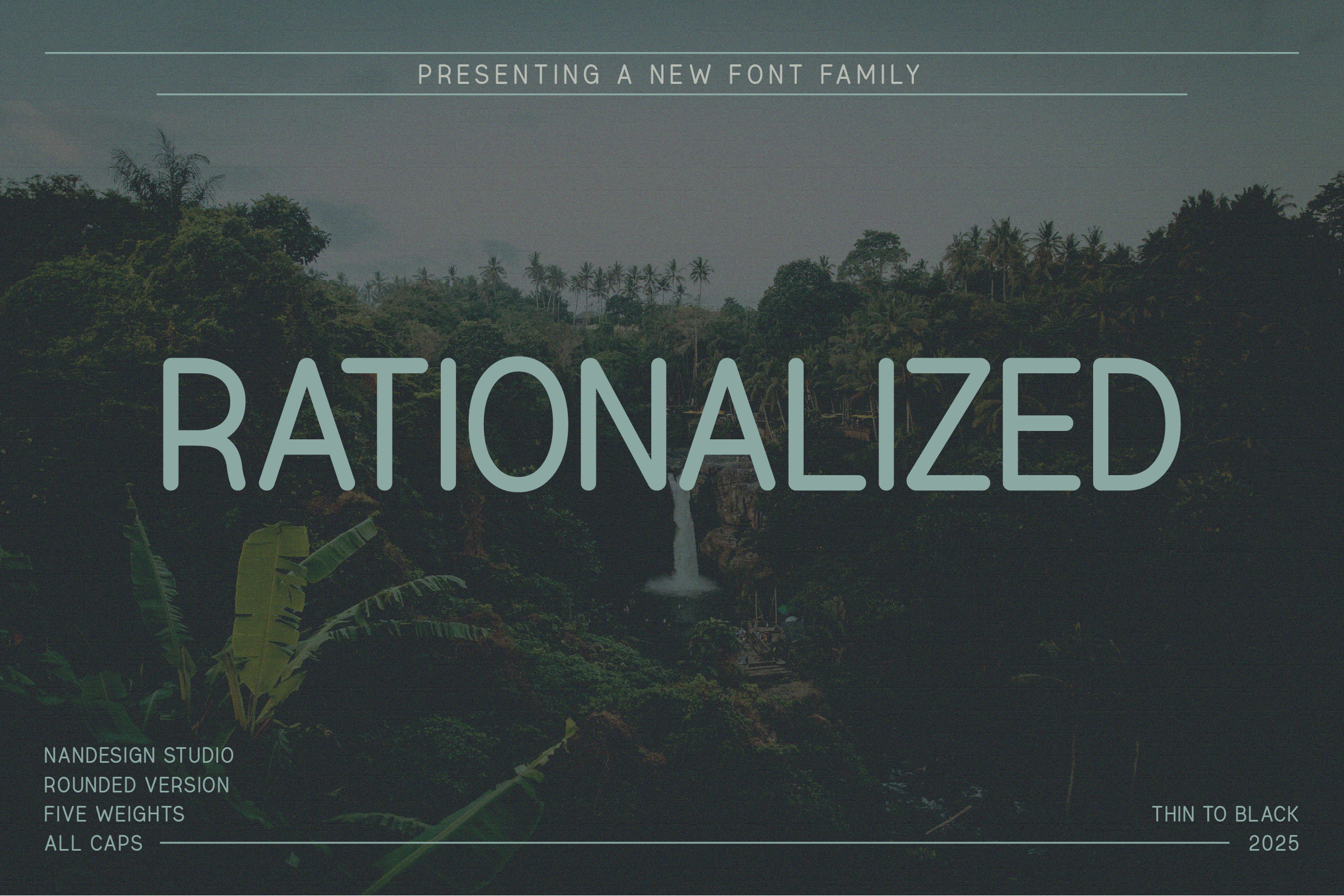 Preview of the Rationalized Rounded font