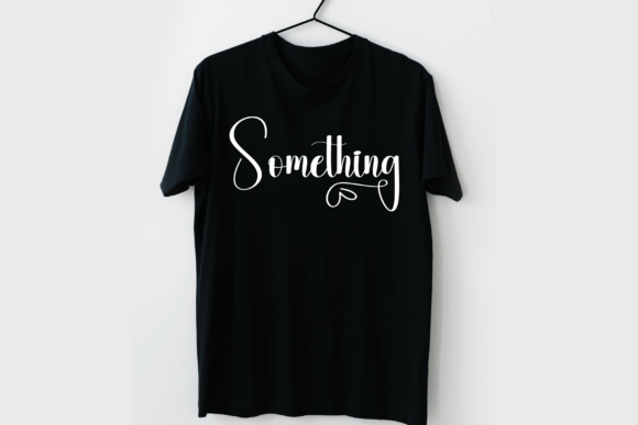 Rustic Embroidery Font PNG with transparent background - Preview 1
