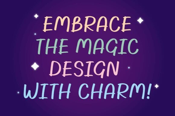 Magic Nighty Font PNG with transparent background - Preview 1