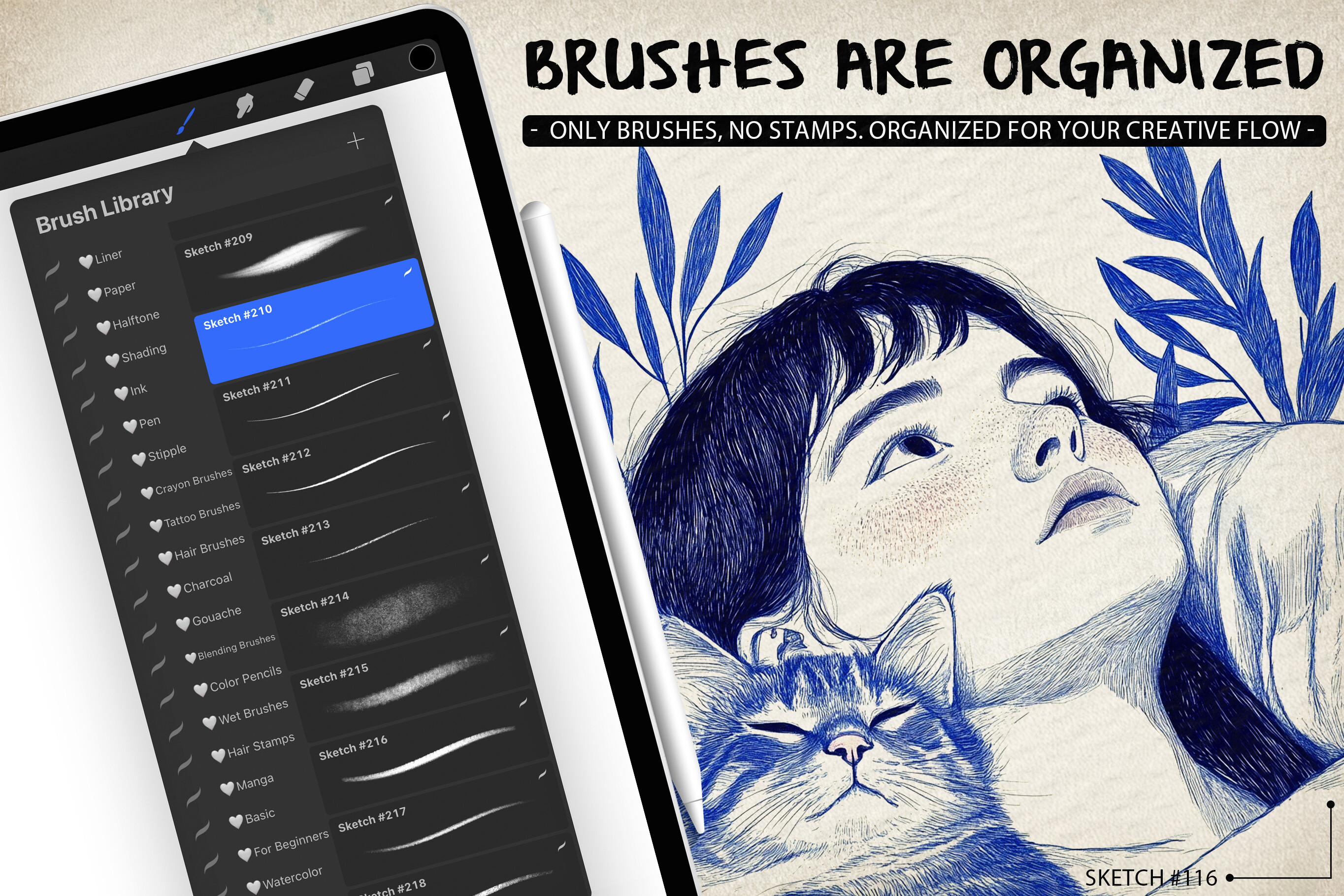 2000+ Procreate Brushes - photo 2
