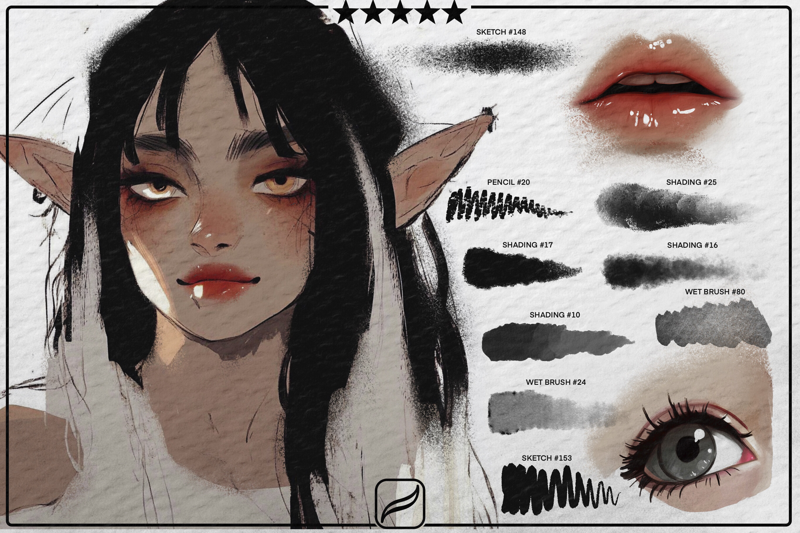 2000+ Procreate Brushes - photo 7