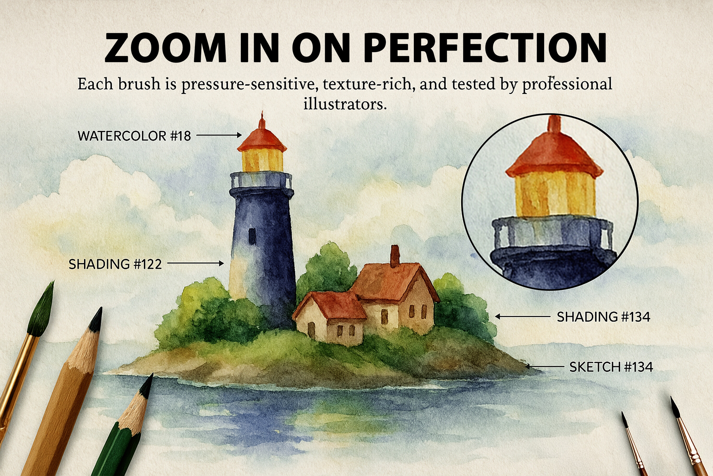 3500 Procreate Brushes Ultimate Pack - photo 7